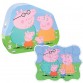 Peppa gris og familie deco puslespil