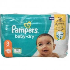 Pampers Baby-Dry Bleer Str. 3 (6-10 kg) - 42 STK