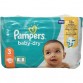 Pampers Baby-Dry Bleer Str. 3 (6-10 kg) - 42 STK