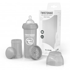 Twistshake Anti -Colic 260 ml pastelgrå - måltider