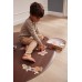Anti -slip floormat - genanvendt PU -læder - Rose
