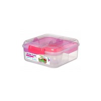 Sistema Lunch Bento Cube 1,25 L Pink