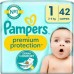 Pampers New Babybleer Størrelse 1 2-5 kg ​​2x42 pakke