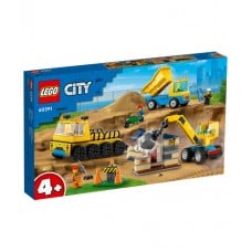 60391 LEGO City Great Vehicles Entreprenørmaskiner og nedrivningskran
