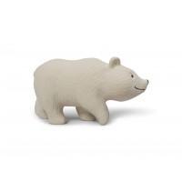 Teather i naturgummi - polly isbjørnen