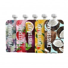 Twistshake Squeeze Bag 220 ml, Frugt - 5 stk