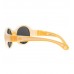 Mokki solbriller - klik og skift - 10 stykker - gul