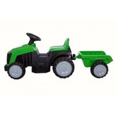Elektrisk Azeno traktor til børn, 6V, grøn