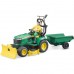 Bruder Bworld John Deere plænetraktor med trailer 62104