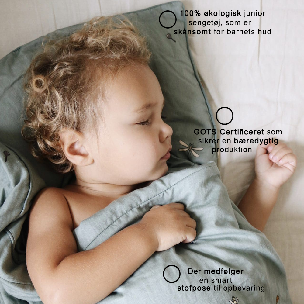 Filibabba sengetøj til børn i 100% økologisk bomuld - spar penge hos Little Happy!